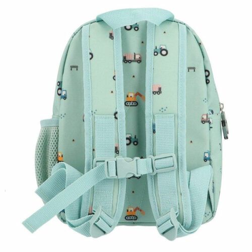 Mochila infantil de maquinas de construcción de la marca Tutete