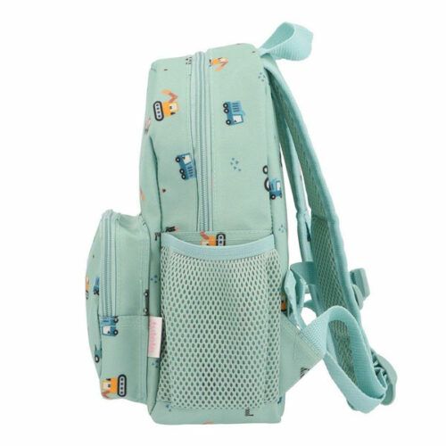 Mochila infantil de maquinas de construcción de la marca Tutete