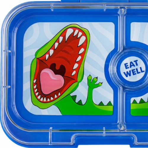 Yumbox panino color azul de dinosaurio